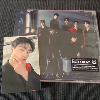 ATEEZ NOT  OKAY フラッシュプライス盤　CD トレカ　サン(K-POP/アジア)