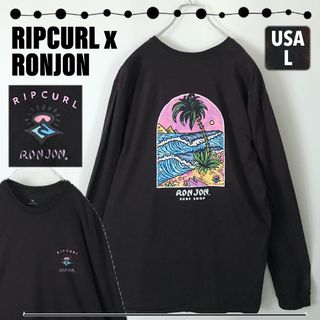 リップカール(Rip Curl)のリップカール×ロンジョン★コラボロンT/長袖Tシャツ★両面プリント(Tシャツ/カットソー(七分/長袖))