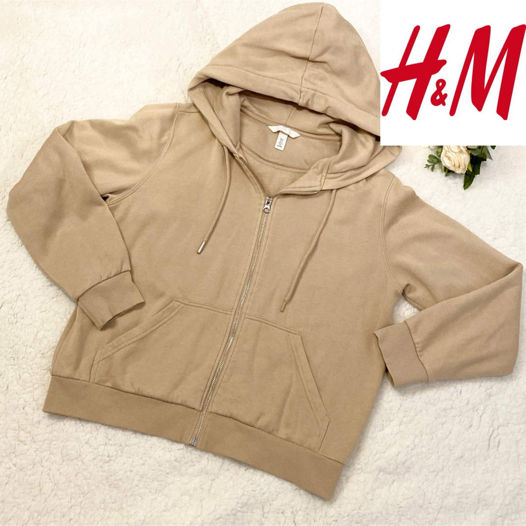 H&M(エイチアンドエム)の〚H&M〛⁡エイチアンドエム （Mサイズ相当） パーカー レディース レディースのトップス(パーカー)の商品写真