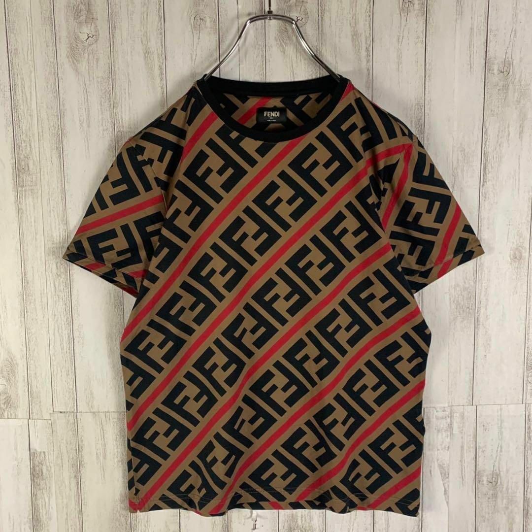 FENDI(フェンディ)の【最高級の逸品】FENDI フェンディ ズッカ 希少 M 入手困難 Tシャツ メンズのトップス(Tシャツ/カットソー(半袖/袖なし))の商品写真