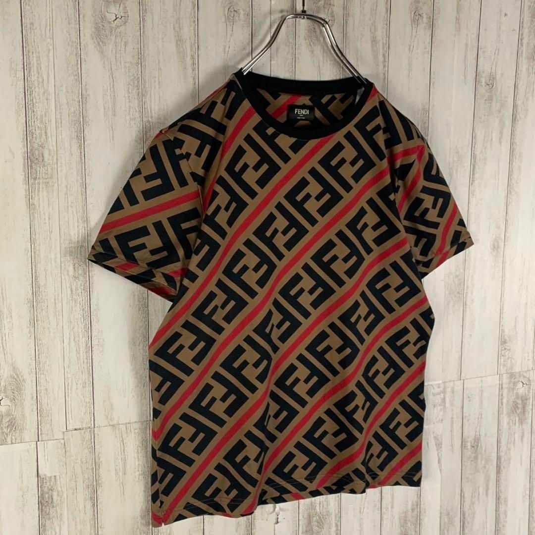 FENDI(フェンディ)の【最高級の逸品】FENDI フェンディ ズッカ 希少 M 入手困難 Tシャツ メンズのトップス(Tシャツ/カットソー(半袖/袖なし))の商品写真