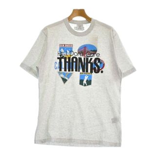 ヴェトモン(VETEMENTS)のVETEMENTS ヴェトモン Tシャツ・カットソー L グレー 【古着】【中古】(Tシャツ/カットソー(半袖/袖なし))