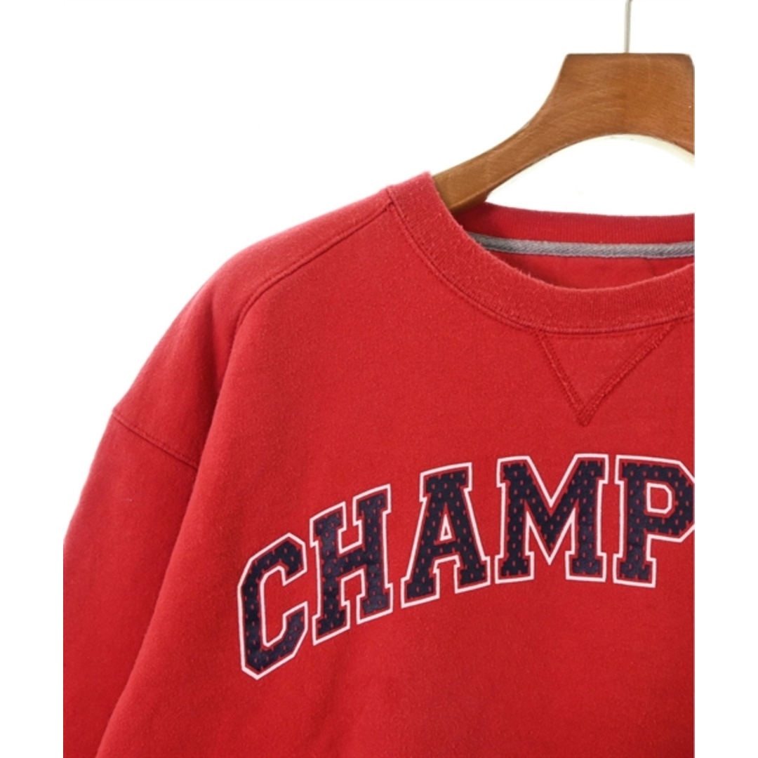 Champion(チャンピオン)のCHAMPION チャンピオン スウェット L 赤 【古着】【中古】 メンズのトップス(スウェット)の商品写真