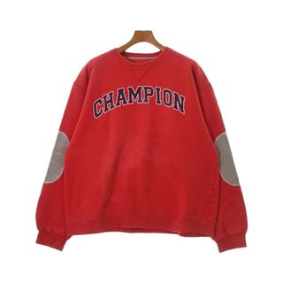 チャンピオン(Champion)のCHAMPION チャンピオン スウェット L 赤 【古着】【中古】(スウェット)