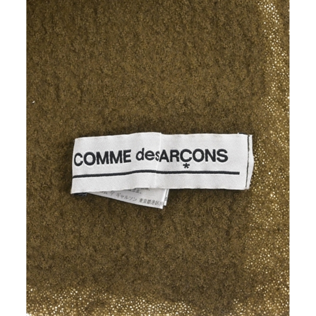 COMME des GARCONS(コムデギャルソン)のCOMME des GARCONS コムデギャルソン ストール - カーキ 【古着】【中古】 レディースのファッション小物(ストール/パシュミナ)の商品写真