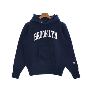 チャンピオン(Champion)のCHAMPION チャンピオン パーカー S 紺 【古着】【中古】(パーカー)