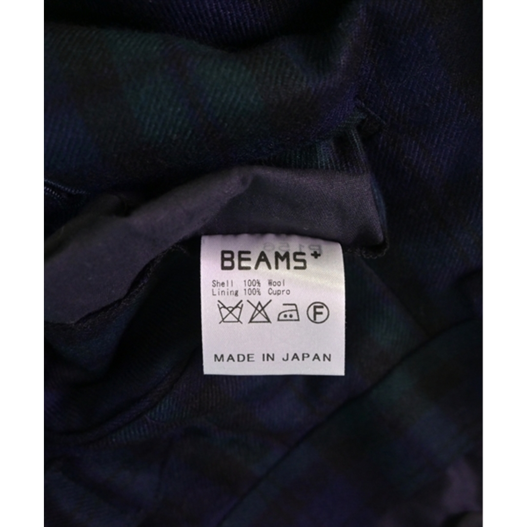 BEAMS PLUS(ビームスプラス)のBEAMS PLUS スラックス 31(M位) 紺x緑(チェック) 【古着】【中古】 メンズのパンツ(スラックス)の商品写真