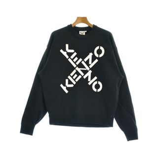 ケンゾー(KENZO)のKENZO ケンゾー スウェット M 黒 【古着】【中古】(スウェット)