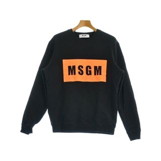 エムエスジイエム(MSGM)のMSGM エムエスジーエム スウェット M 黒 【古着】【中古】(スウェット)