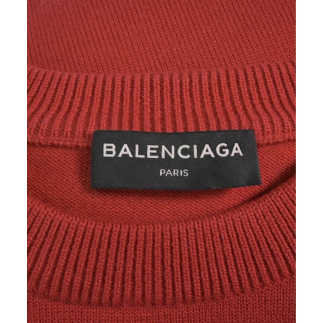 Balenciaga(バレンシアガ)のBALENCIAGA バレンシアガ ニット・セーター S 赤 【古着】【中古】 レディースのトップス(ニット/セーター)の商品写真