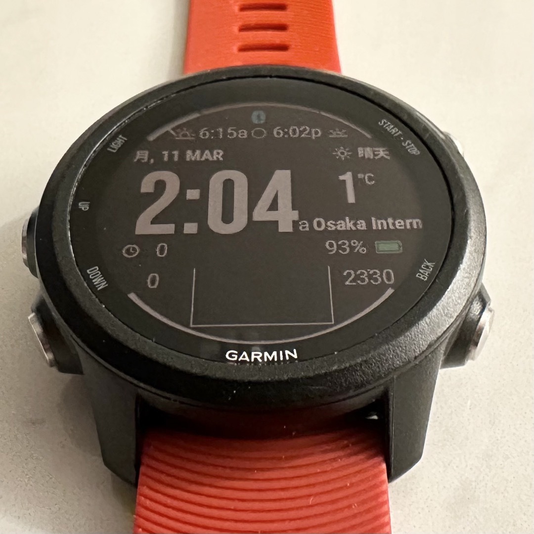 GARMIN(ガーミン)のGARMIN(ガーミン) ForeAthlete 245 Black Slate メンズの時計(腕時計(デジタル))の商品写真