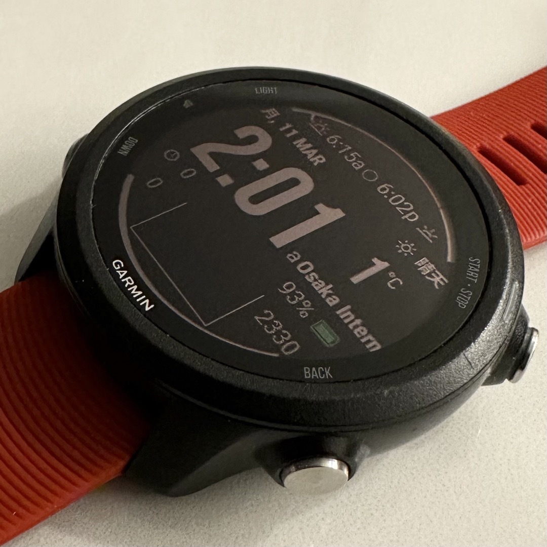 GARMIN(ガーミン)のGARMIN(ガーミン) ForeAthlete 245 Black Slate メンズの時計(腕時計(デジタル))の商品写真