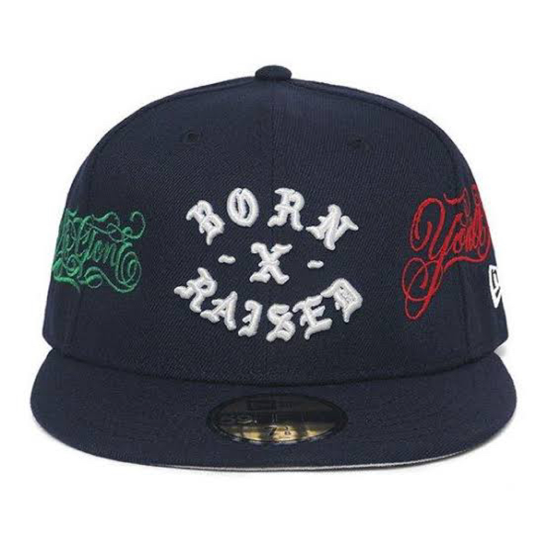 born x raised mister cartoon 59fifty cap