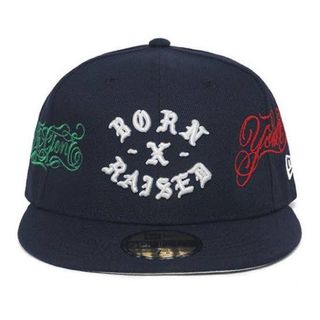 ステューシー(STUSSY)のborn x raised mister cartoon 59fifty cap(キャップ)