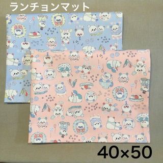 ランチョンマット 40×50 小学校 2枚セット(その他)