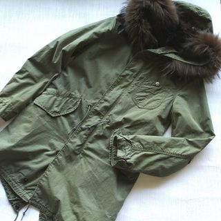 アルファインダストリーズ(ALPHA INDUSTRIES)のALPHA INDUSTRIESモッズコート★美品(モッズコート)