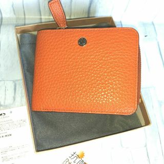 ペレボルサ(PELLE BORSA)の新品未使用品★ペレボルサ　マーノグッズ　シュリンクレザー　二つ折り財布(財布)