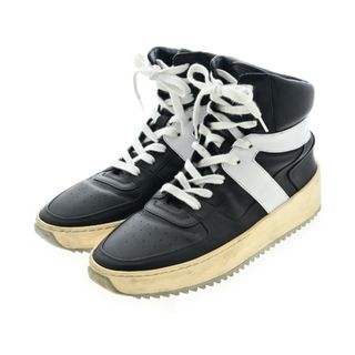 フィアオブゴッド(FEAR OF GOD)のFEAR OF GOD スニーカー EU41(26cm位) 黒x白 【古着】【中古】(スニーカー)