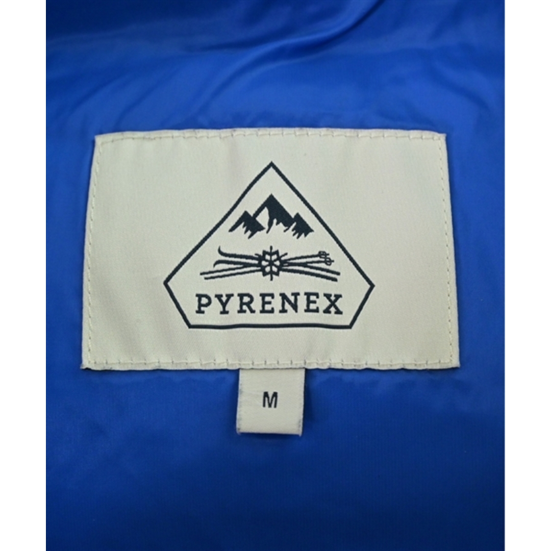Pyrenex(ピレネックス)のPYRENEX ピレネックス ダウンジャケット/ダウンベスト M 青 【古着】【中古】 メンズのジャケット/アウター(ダウンジャケット)の商品写真