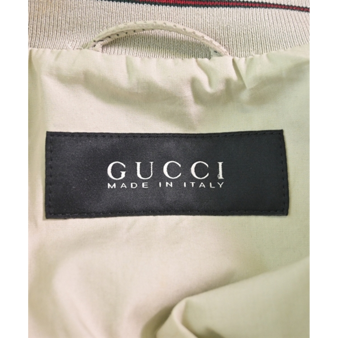 Gucci(グッチ)のGUCCI グッチ ライダース 52(XXL位) オフホワイト 【古着】【中古】 メンズのジャケット/アウター(ライダースジャケット)の商品写真