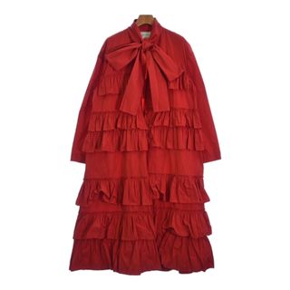 VALENTINO ヴァレンティノ コート（その他） 38(S位) 赤 【古着】【中古】