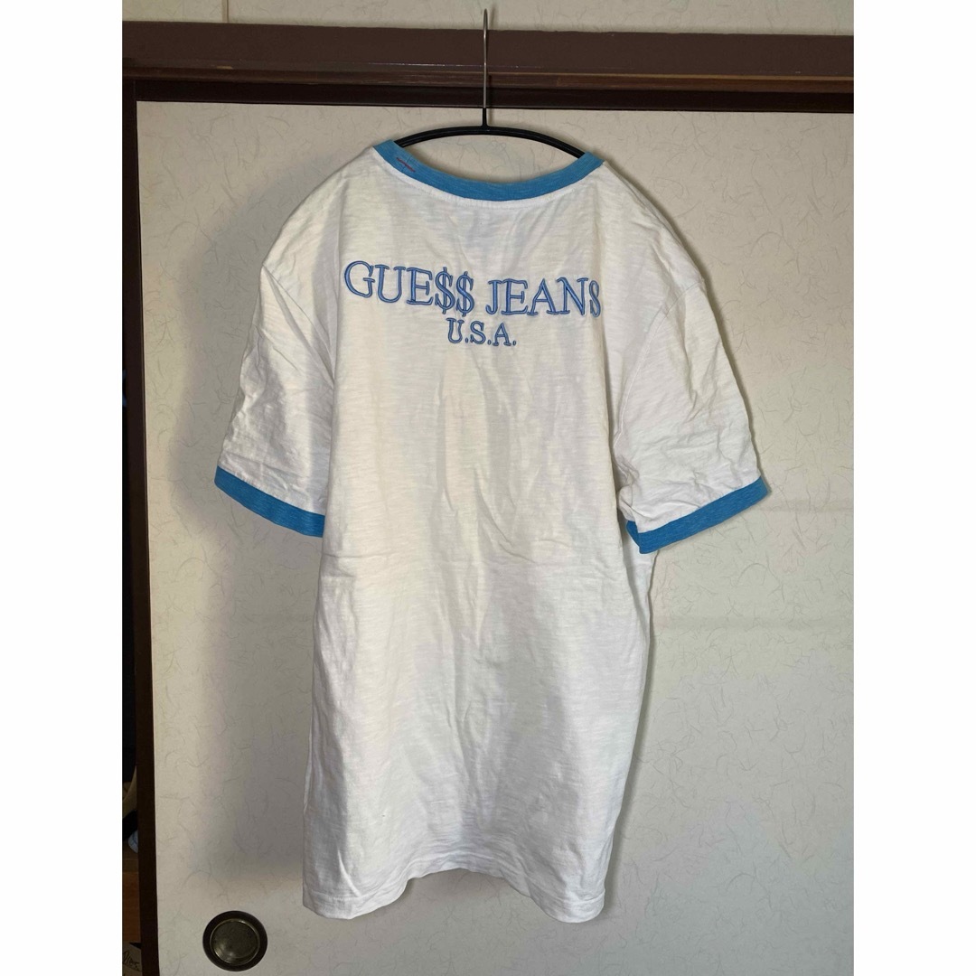 GUESS(ゲス)のGUESS ゲス オリジナル 刺繍ロゴTシャツ(エイサップ・ロッキー コラボ) メンズのトップス(Tシャツ/カットソー(半袖/袖なし))の商品写真