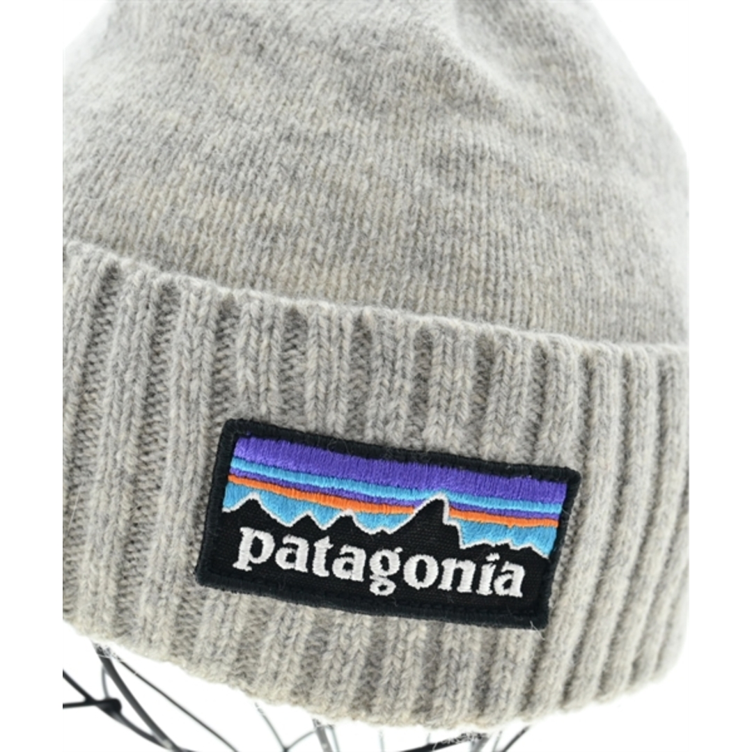 patagonia(パタゴニア)のpatagonia パタゴニア ニットキャップ・ビーニー - グレー 【古着】【中古】 メンズの帽子(ニット帽/ビーニー)の商品写真