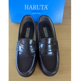 ハルタ(HARUTA)の24.5cm 3E HARUTA ハルタ 4505 黒  ローファー(ローファー/革靴)