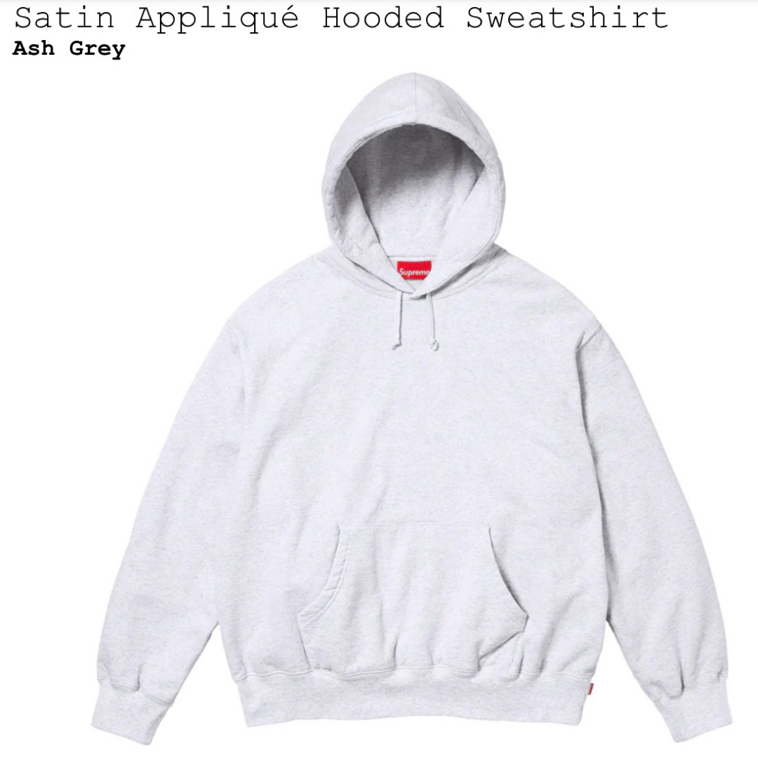 Supreme(シュプリーム)のsupreme Satin Appliqué Hooded Sweatshirt メンズのトップス(パーカー)の商品写真