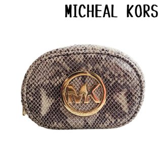 Michael Kors - MICHEAL KORS パイソン柄 ポーチ