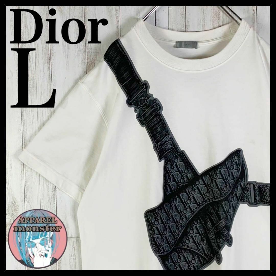 Christian Dior(クリスチャンディオール)の【最高級の逸品】Dior ディオール オブリーク サドル 即完売 希少 Tシャツ メンズのトップス(Tシャツ/カットソー(半袖/袖なし))の商品写真