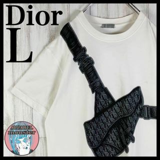 クリスチャンディオール(Christian Dior)の【最高級の逸品】Dior ディオール オブリーク サドル 即完売 希少 Tシャツ(Tシャツ/カットソー(半袖/袖なし))