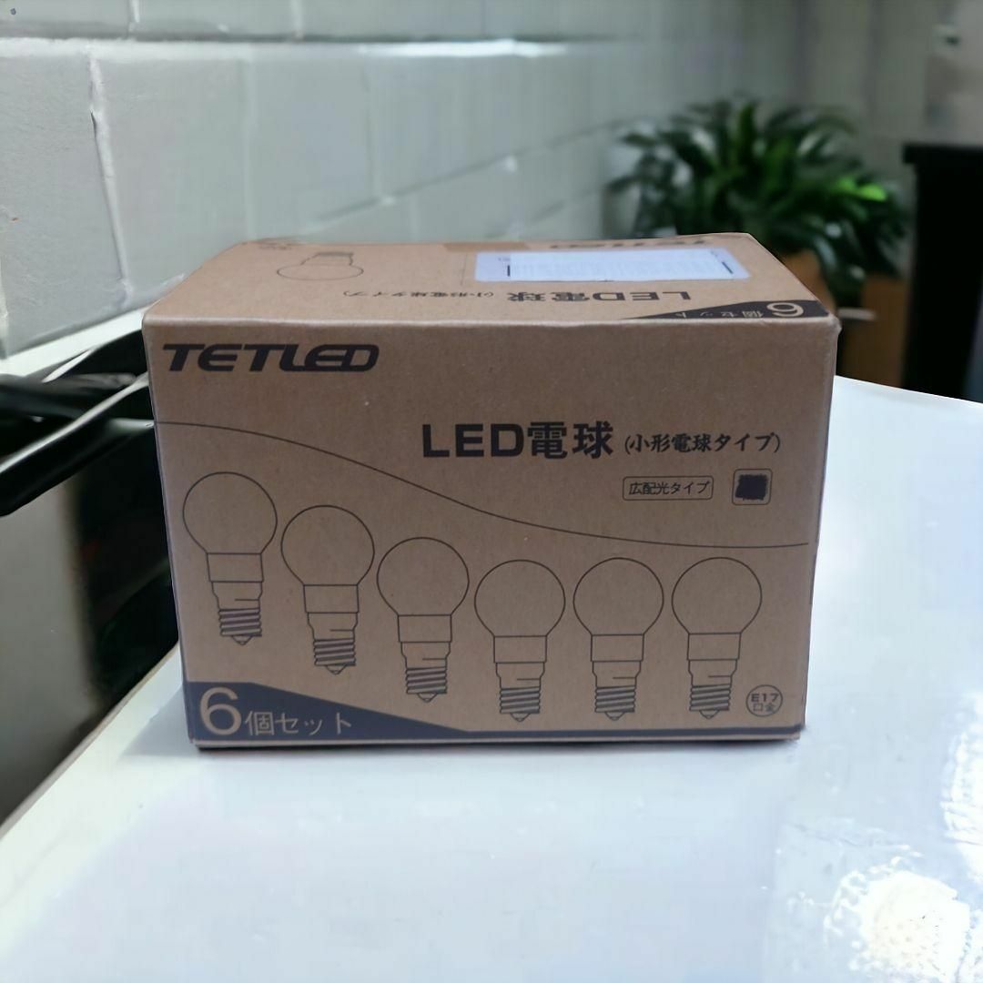 LED電球　小型電球タイプ　電球色　E17 超高対応 6個セット インテリア/住まい/日用品のライト/照明/LED(蛍光灯/電球)の商品写真