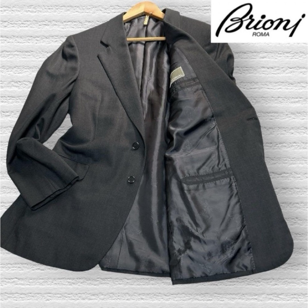 Brioni(ブリオーニ)のクリーニング済【ブリオーニ】エスコリアル社   ジャケット XL メンズのジャケット/アウター(テーラードジャケット)の商品写真