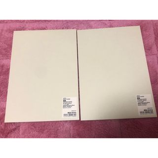 ムジルシリョウヒン(MUJI (無印良品))の無印　便箋　2冊セット 無地　クラフト 中古(カード/レター/ラッピング)