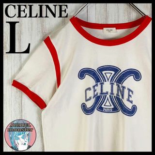 セリーヌ(celine)の【最高級の逸品】CELINE セリーヌ トリオンフ 即完売モデル リンガーシャツ(Tシャツ(半袖/袖なし))