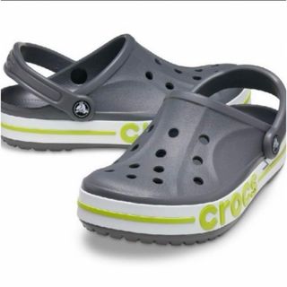 クロックス(crocs)の新品 26㎝ クロックス バヤバンド クロッグ スレートグレー(サンダル)