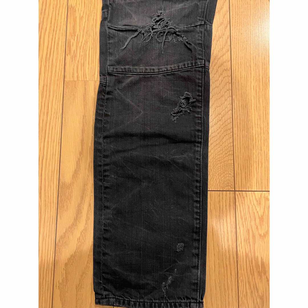 ラルフローレン　デニム　ダメージ加工　ブラック メンズのパンツ(デニム/ジーンズ)の商品写真