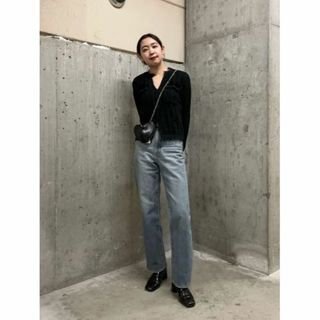 マウジー(moussy)のMOUSSY♡HW COATED LOOSE STRAIGHT(デニム/ジーンズ)