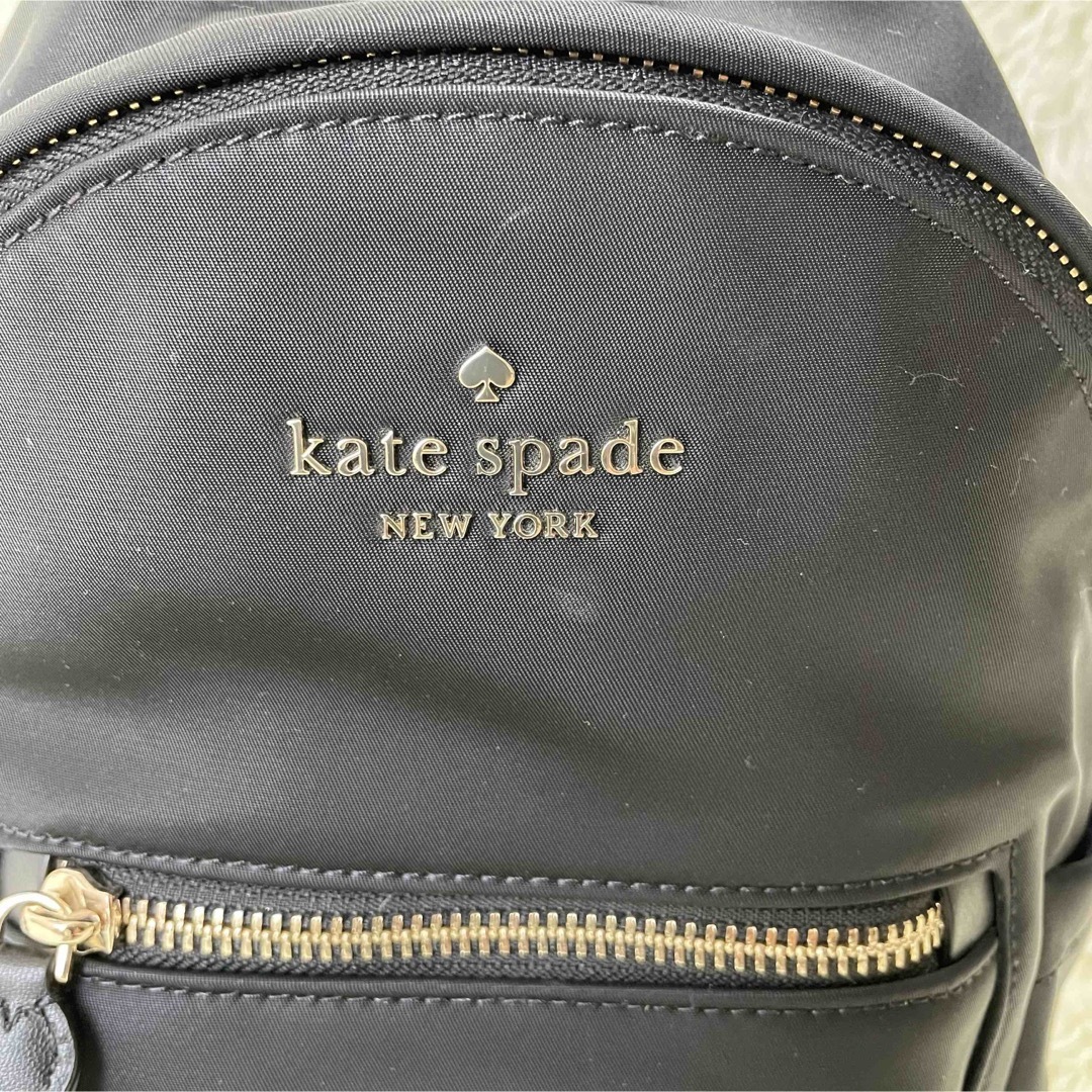 kate spade new york(ケイトスペードニューヨーク)のkate spade チェルシー　黒ナイロンリュック レディースのバッグ(リュック/バックパック)の商品写真