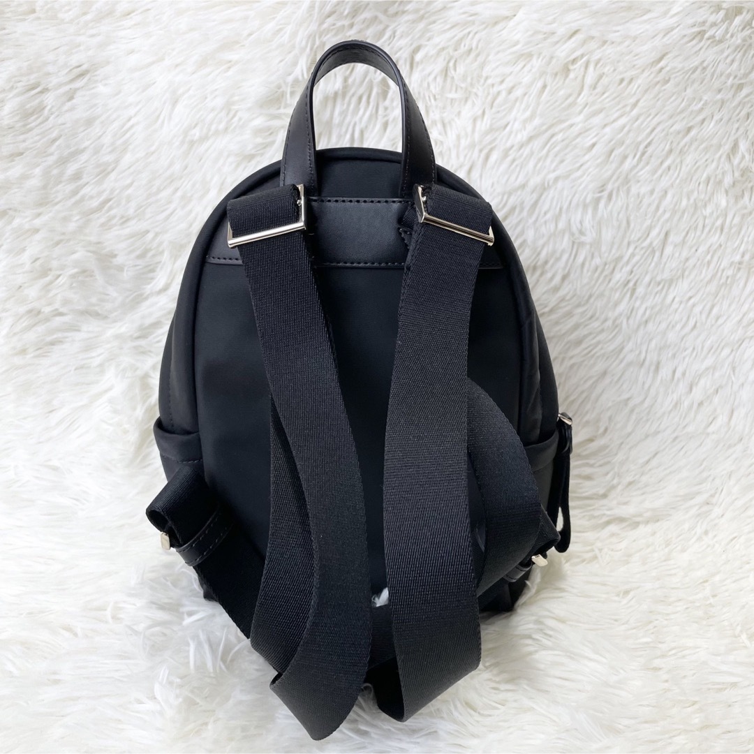 kate spade new york(ケイトスペードニューヨーク)のkate spade チェルシー　黒ナイロンリュック レディースのバッグ(リュック/バックパック)の商品写真