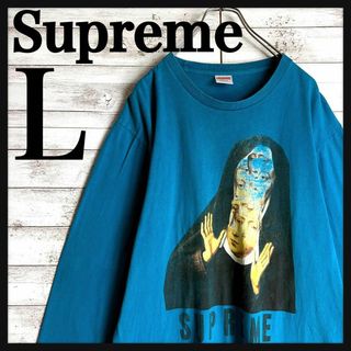 シュプリーム(Supreme)の9248【希少Lサイズ】シュプリーム☆ビッグロゴ人気カラーロングtシャツ(Tシャツ/カットソー(七分/長袖))