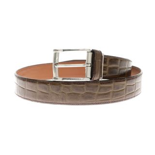 BURBERRY - 【中古】バーバリー BURBERRY クロコダイル型押しレザー BURBERRY - 【中古】バーバリー BURBERRY クロコダイル型押しレザー