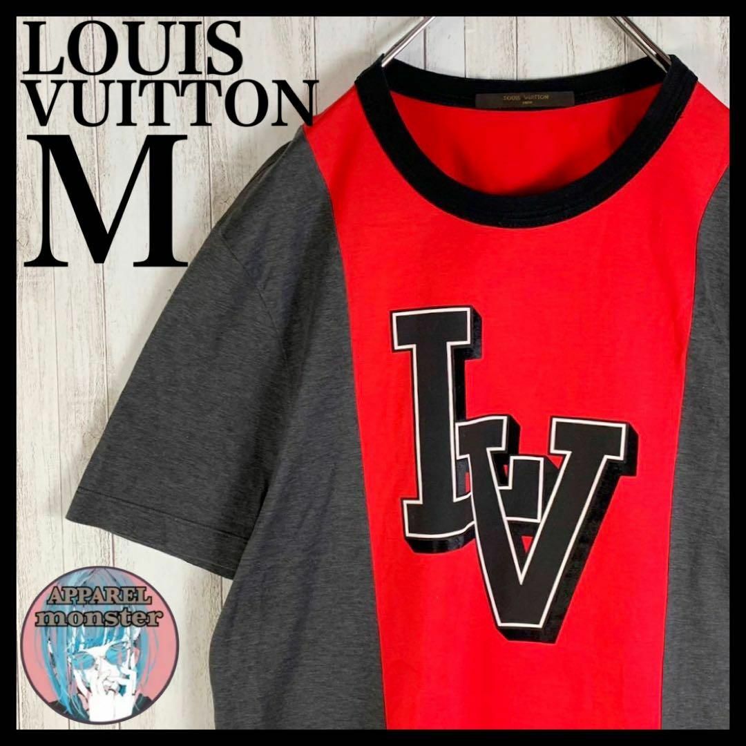 LOUIS VUITTON(ルイヴィトン)の【最高級の逸品】ルイヴィトン センターロゴ 希少 入手困難 Mサイズ Tシャツ メンズのトップス(Tシャツ/カットソー(半袖/袖なし))の商品写真