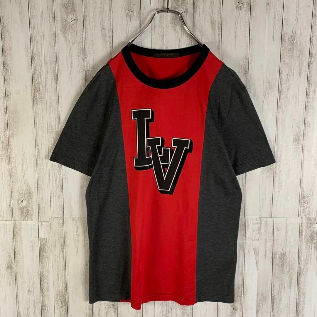 LOUIS VUITTON(ルイヴィトン)の【最高級の逸品】ルイヴィトン センターロゴ 希少 入手困難 Mサイズ Tシャツ メンズのトップス(Tシャツ/カットソー(半袖/袖なし))の商品写真