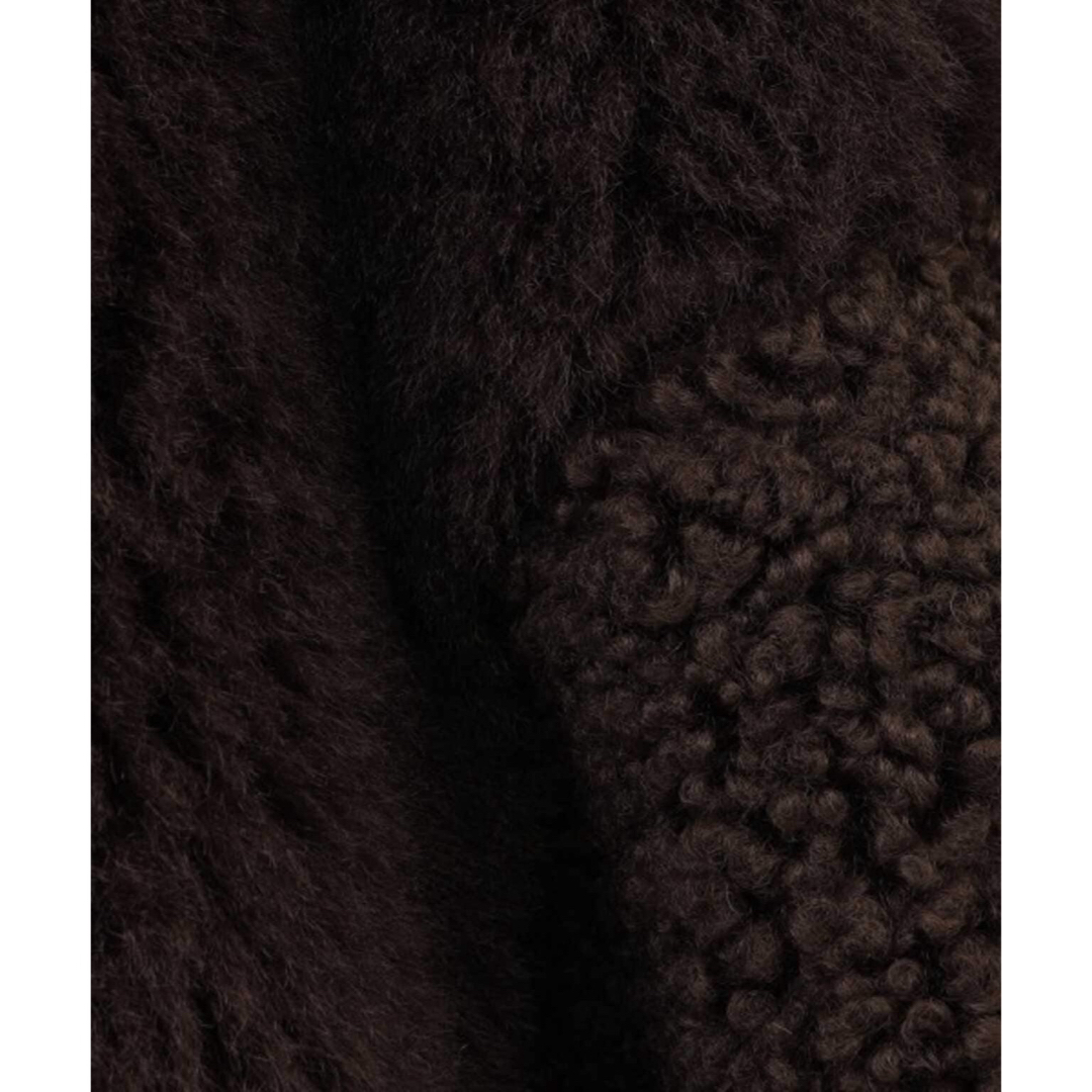 CLANE(クラネ)のCLANE クラネ MIX FUR COCOON COAT ファーコート レディースのジャケット/アウター(ロングコート)の商品写真