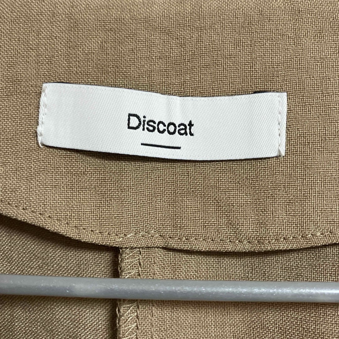 Discoat(ディスコート)のDiscoat テックリネンノーカラージレ ディスコート トップス シャツ・ブラ レディースのトップス(シャツ/ブラウス(半袖/袖なし))の商品写真