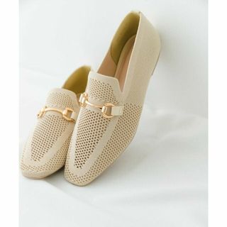 ロデスコ(RODE SKO)の【IVORY】ビット付ニットローファー(その他)