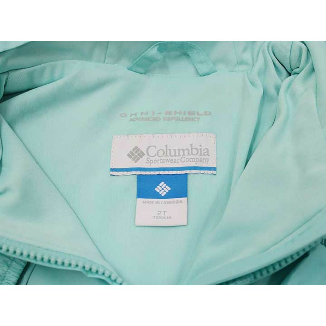 Columbia(コロンビア)の▲コロンビア/Columbia▲90cm(2T) ナイロンブルゾン/ジャンパー 水色 オムニシールド 撥水【中古】子供服 キッズ kids ベビー服 baby 女の子 春秋 131032 otr キッズ/ベビー/マタニティのベビー服(~85cm)(ジャケット/コート)の商品写真