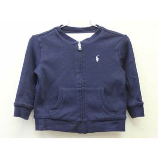 ラルフローレン(Ralph Lauren)の【値下げ!】▽ラルフローレン/Ralph Lauren▽80cm位 スウェットブルゾン 紺＆紺×白 リバーシブル【中古】子供服 キッズ kids ベビー服 baby 男の子 春秋 200132 otr(ジャケット/コート)